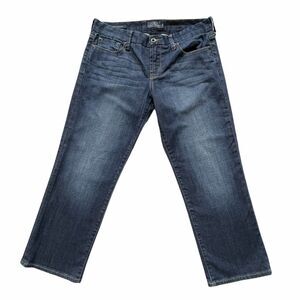 Lucky Brand Sweet Jean Crop Blue Jeans Size 8/29 Inseam‎ 24.5" Stretch